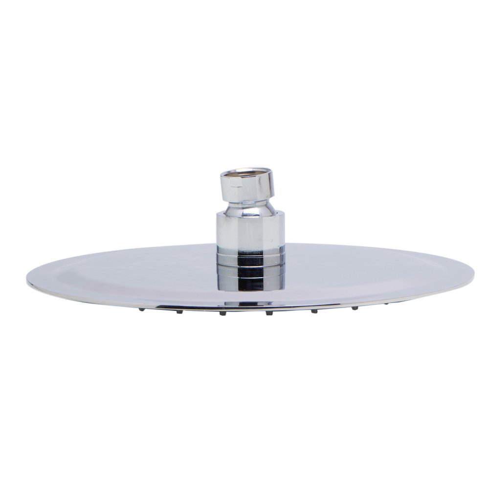 Solid Polished Stainless Steel 8" Round Ultra Thin Rain Shower Head. Picture 4