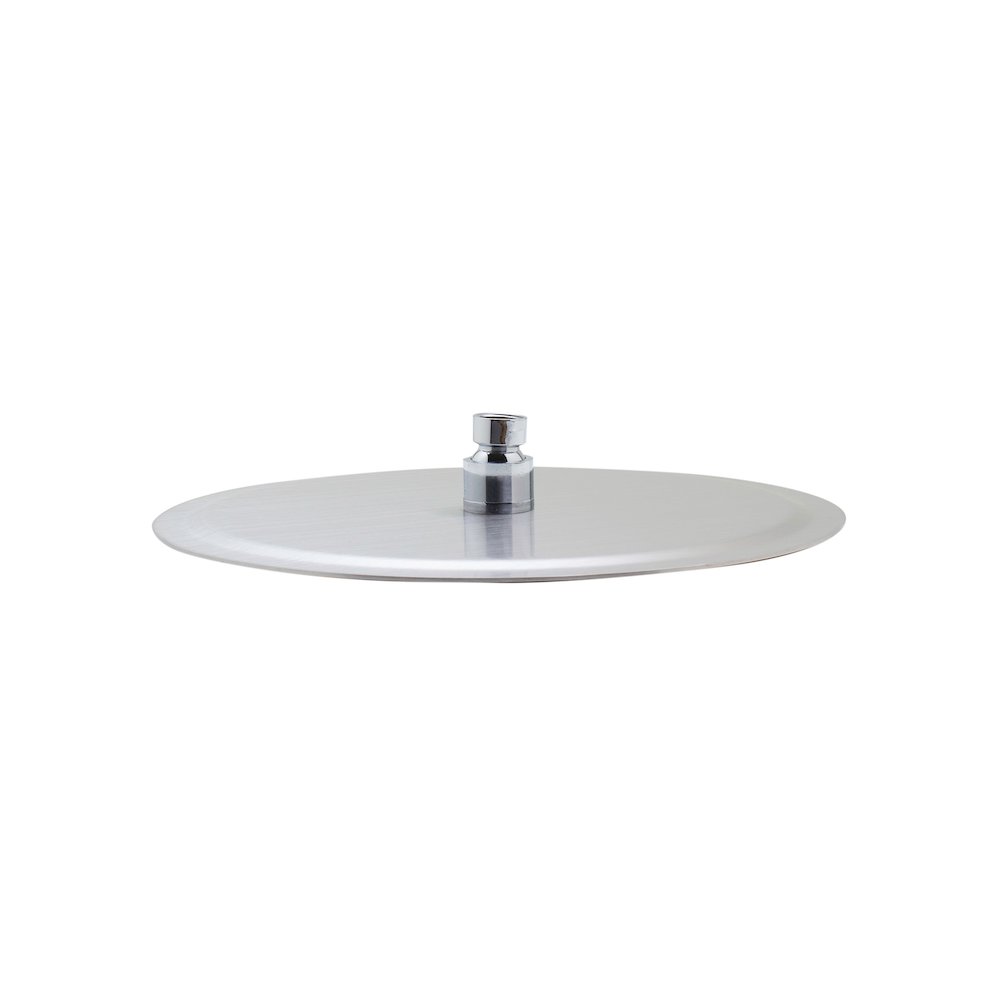 Solid Brushed Stainless Steel 12" Round Ultra Thin Rain Shower Head. Picture 5