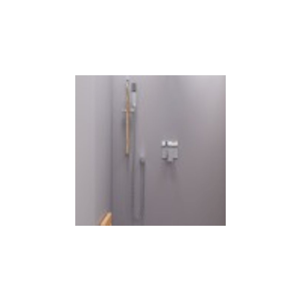 Polished Chrome Sliding Rail Hand Held Shower Head Set With Hose. Picture 9