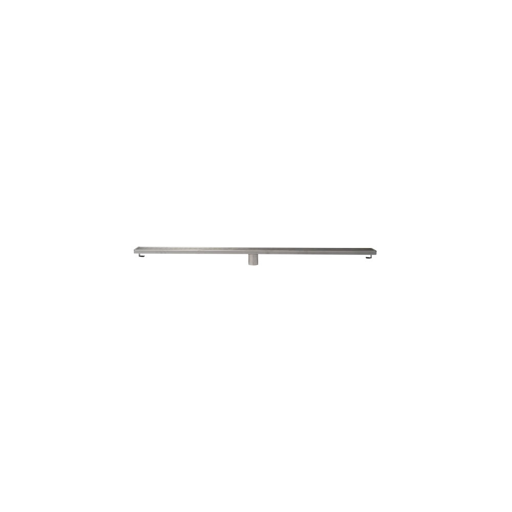 47" Stainless Steel Linear Shower Drain with Groove Lines. Picture 5