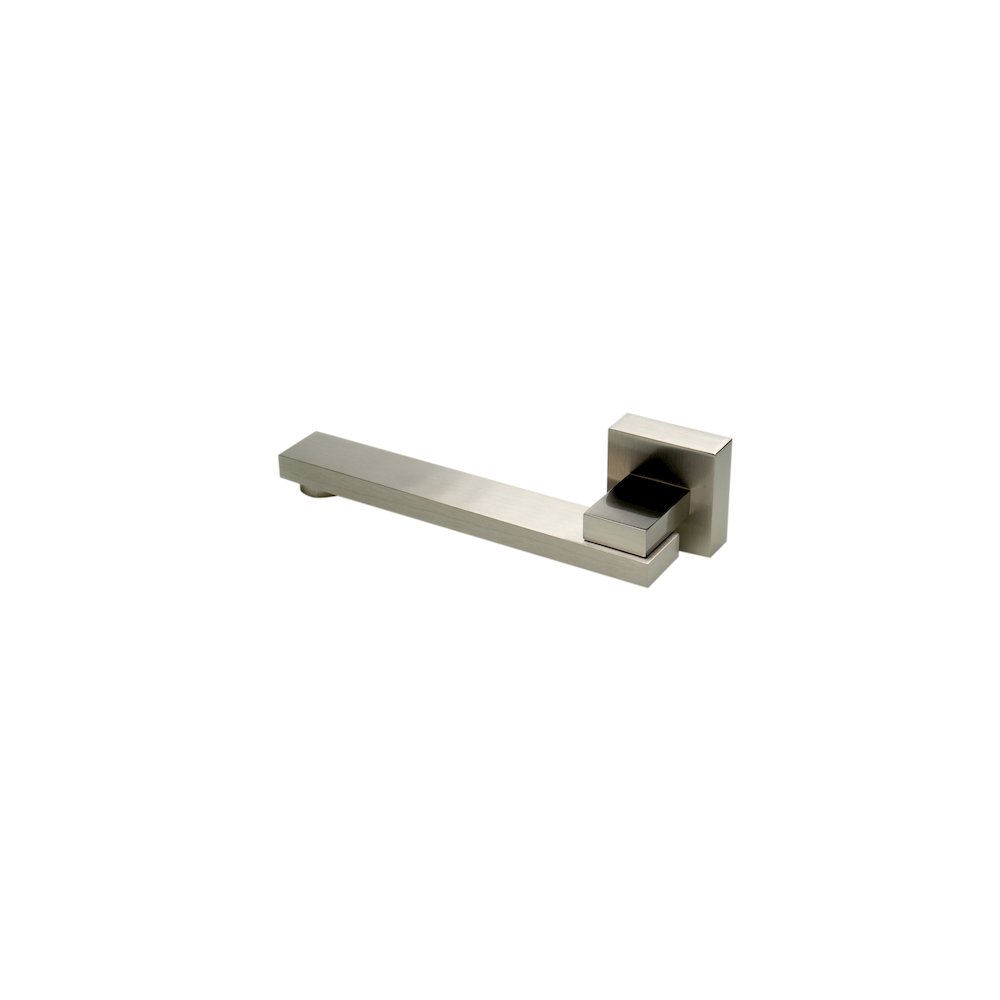 Brushed Nickel Square Foldable Tub Spout. Picture 6
