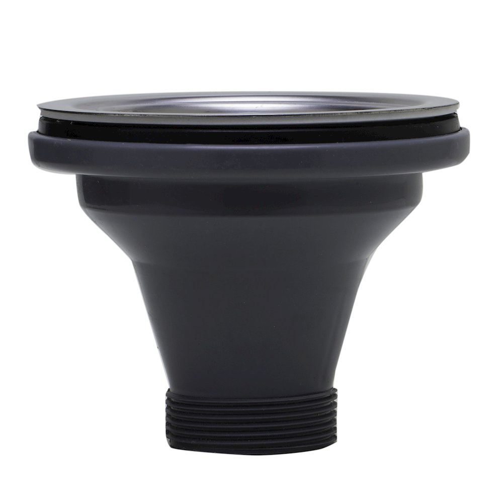 Polished Stainless Steel 3 1/2" Basket Strainer Drain. Picture 6