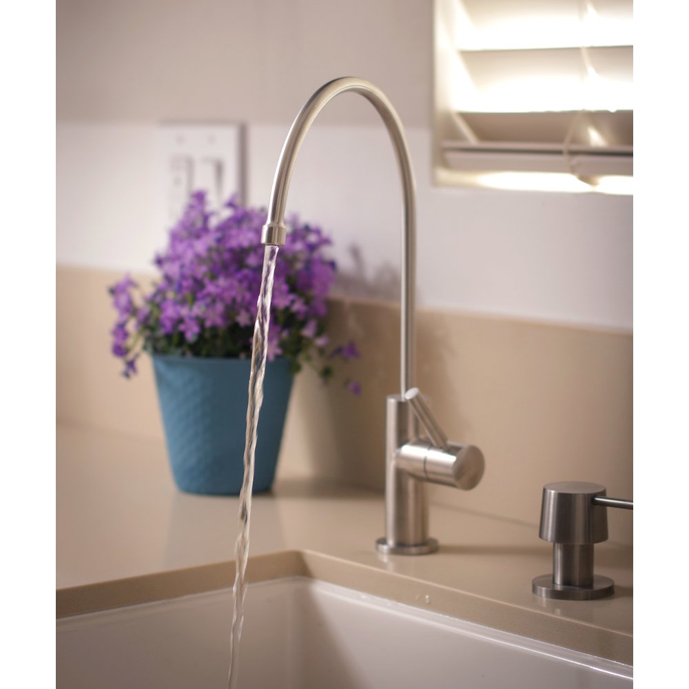 Solid Brushed Stainless Steel Drinking Water Dispenser. Picture 6