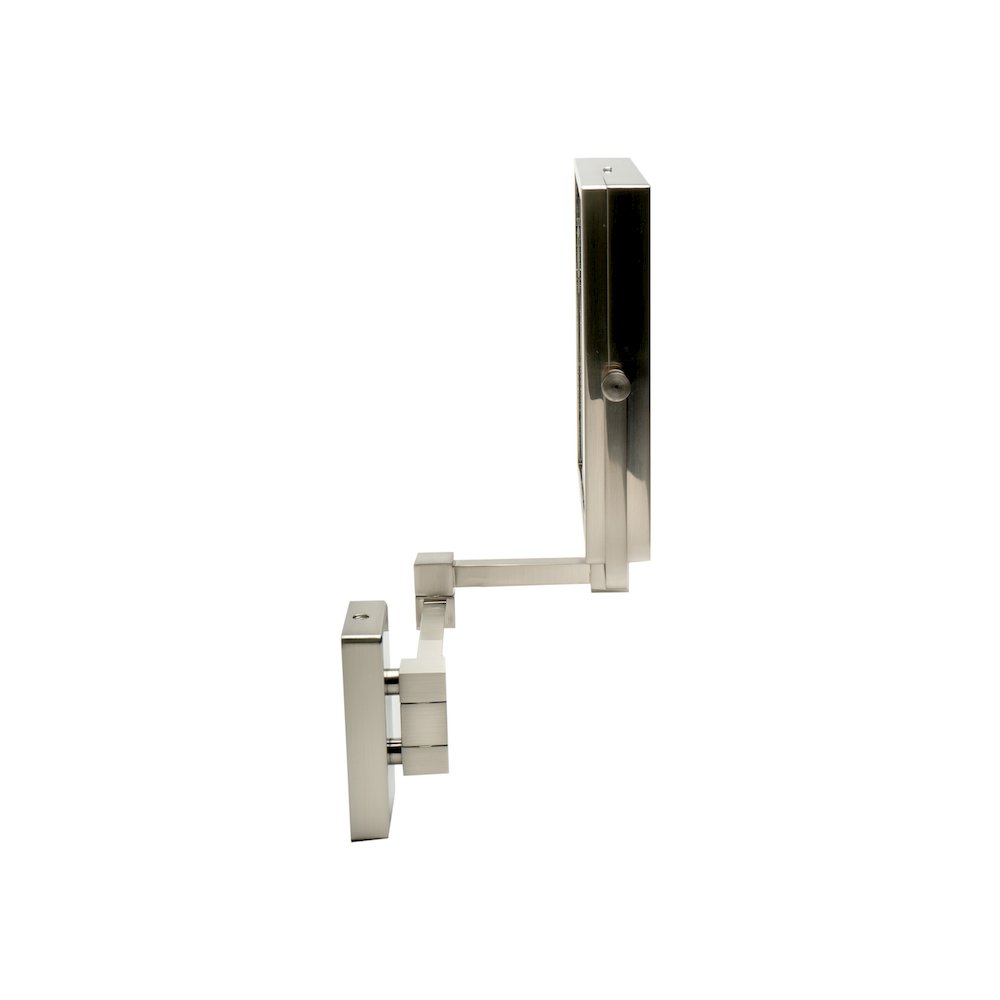 8" Square Wall Mounted 5x Magnify Cosmetic Mirror. Picture 7