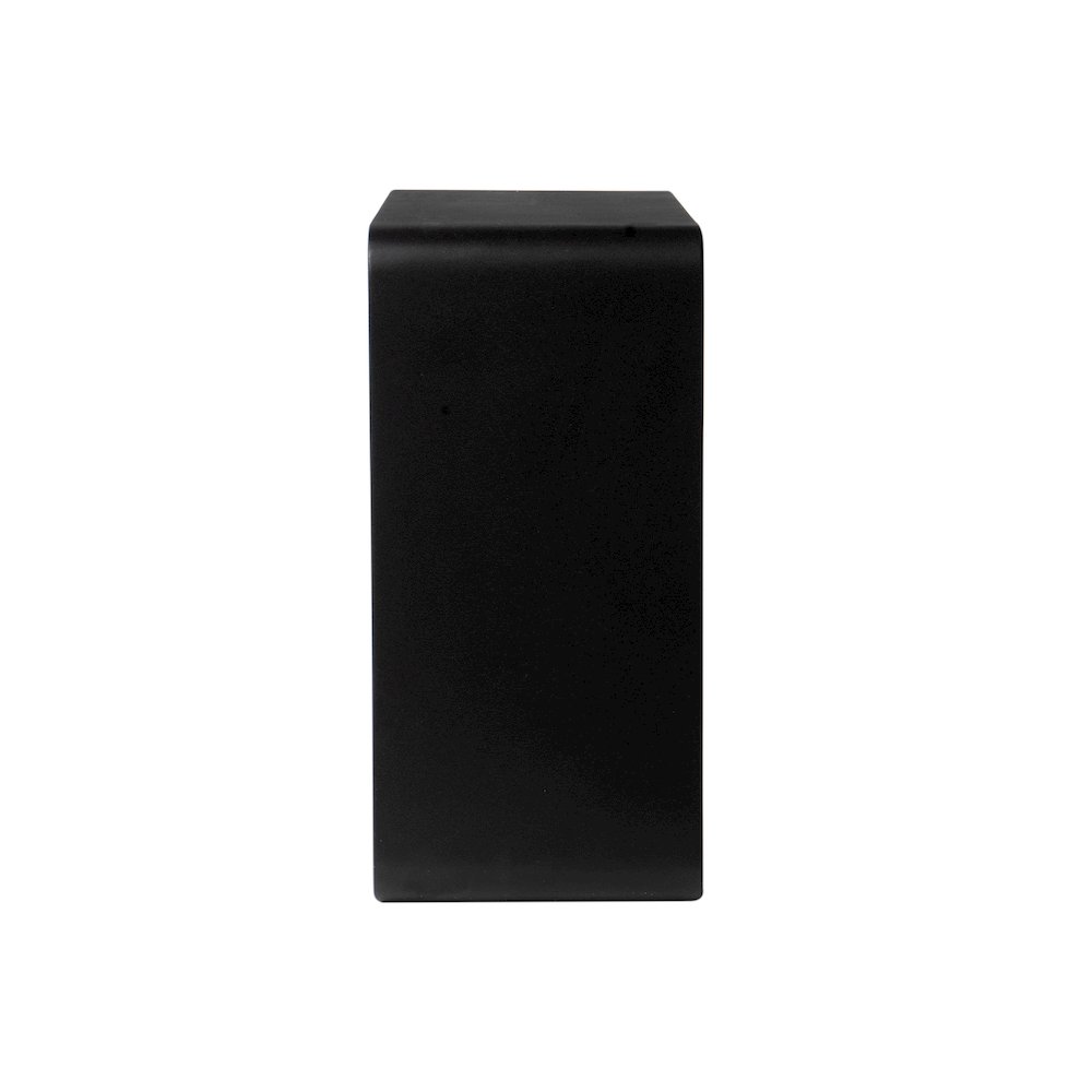 Black Matte Solid Surface Resin Bathroom / Shower Stool. Picture 5