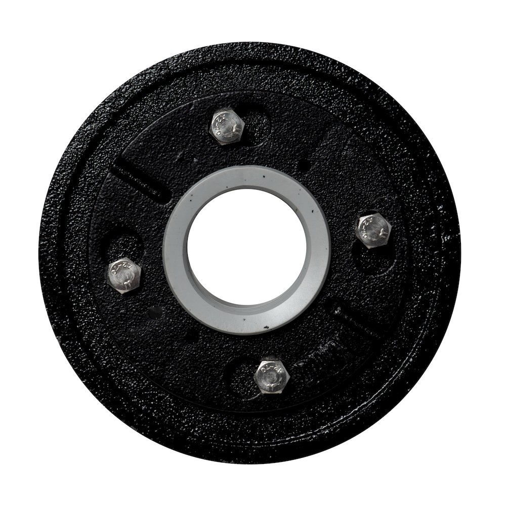 Cast Iron Shower Drain Base with Rubber Fitting. Picture 1