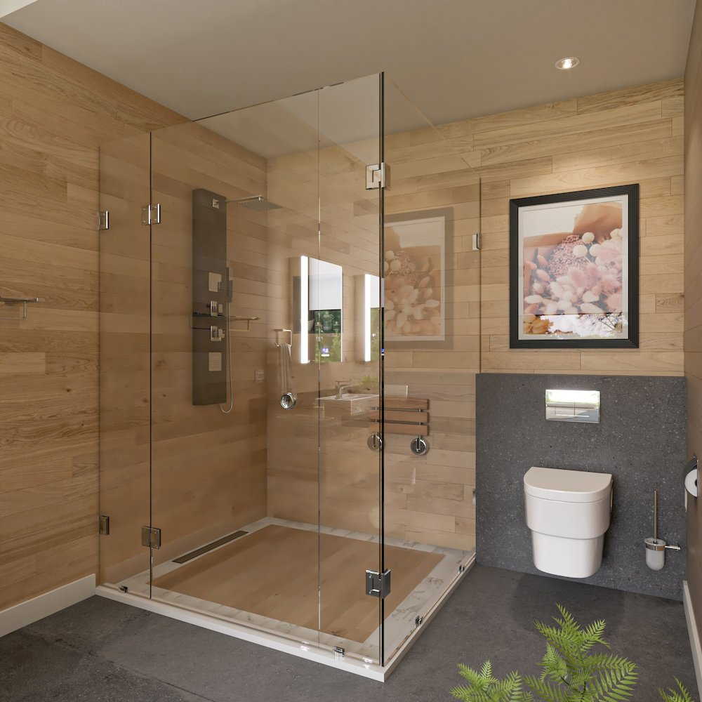Round Modern Wall Mount Dual Flush Toilet Bowl. Picture 5