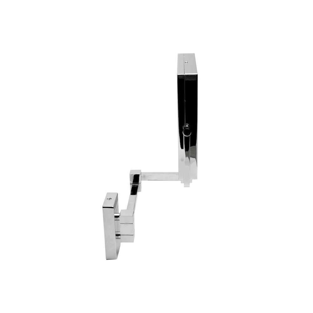 8" Square Wall Mounted 5x Magnify Cosmetic Mirror. Picture 5