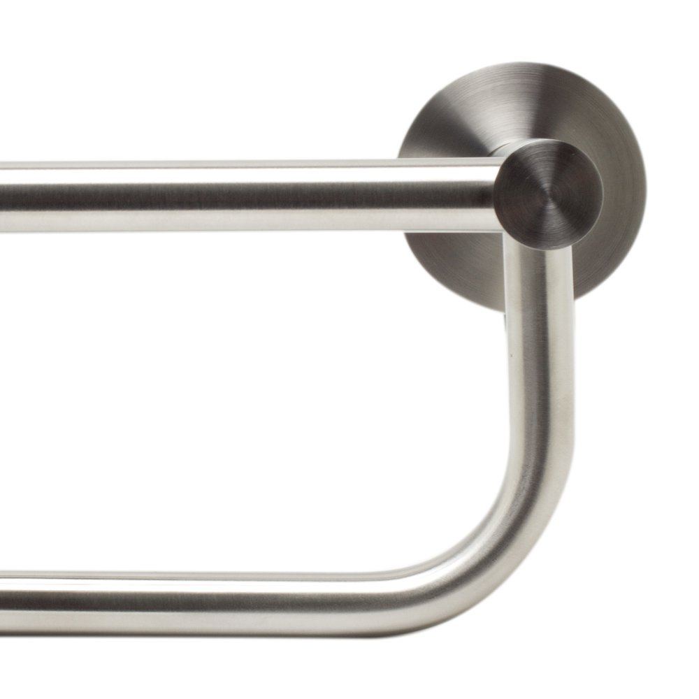 Brushed Nickel 26 inch Towel Bar & Shelf Bathroom Accessory. Picture 2