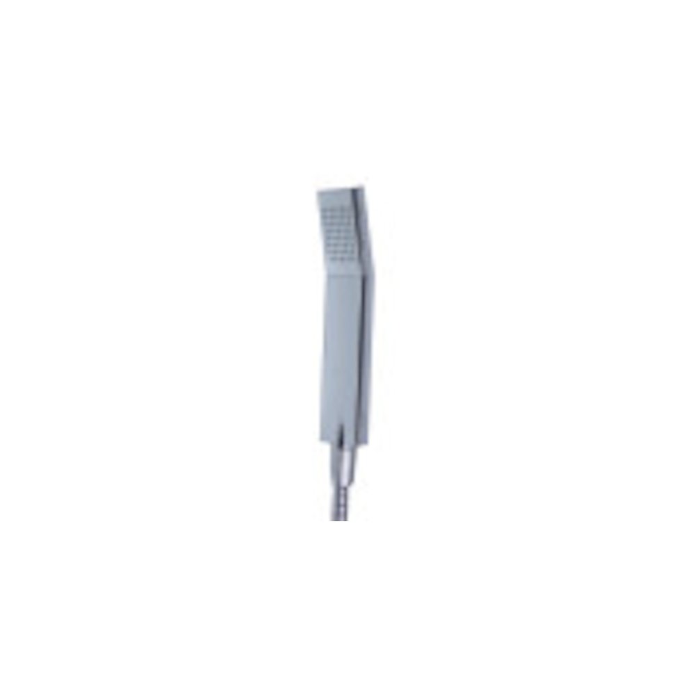 Polished Chrome Sliding Rail Hand Held Shower Head Set With Hose. Picture 2