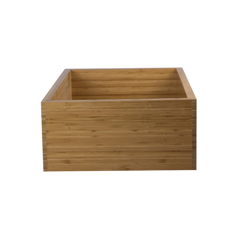 33" Double Bowl Bamboo Kitchen Farm Sink. Picture 8
