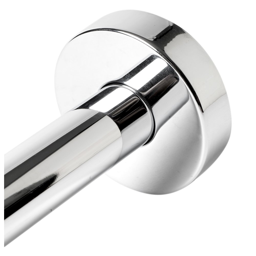 Polished Chrome 6" Round Ceiling Shower Arm. Picture 3