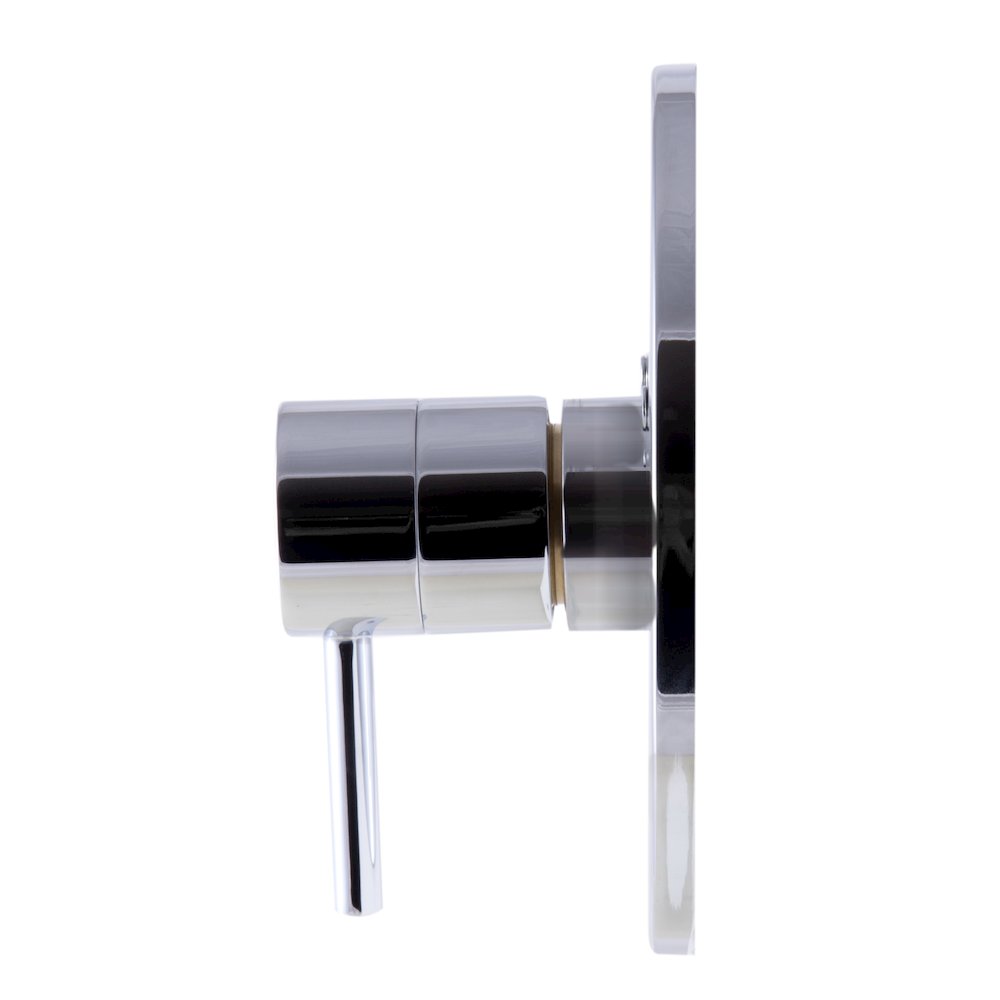 Polished Chrome Pressure Balanced Round Shower Mixer. Picture 5