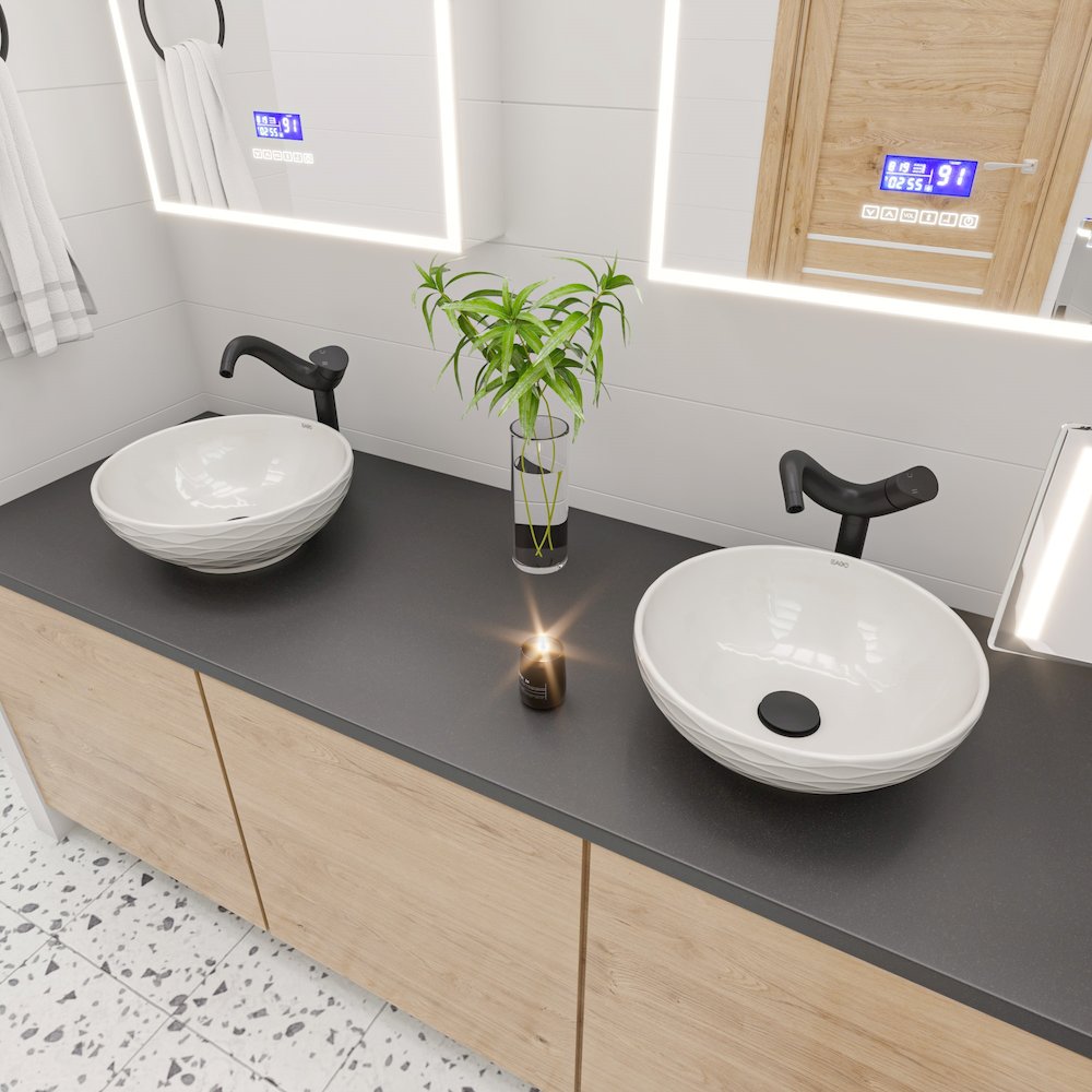 Black Matte Pop Up Drain without Overflow. Picture 8
