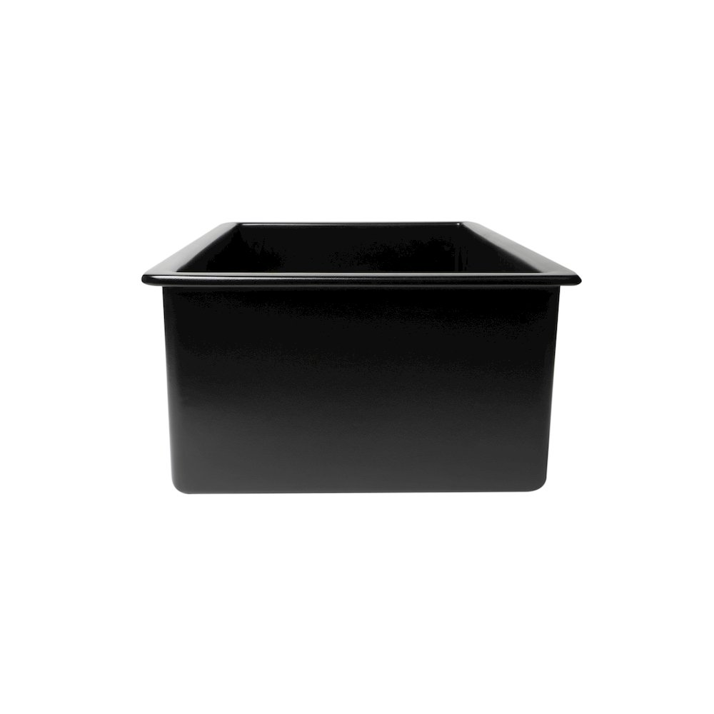 32" x 19" Fireclay Single Bowl Undermount / Drop In Kitchen Sink w Grid. Picture 6
