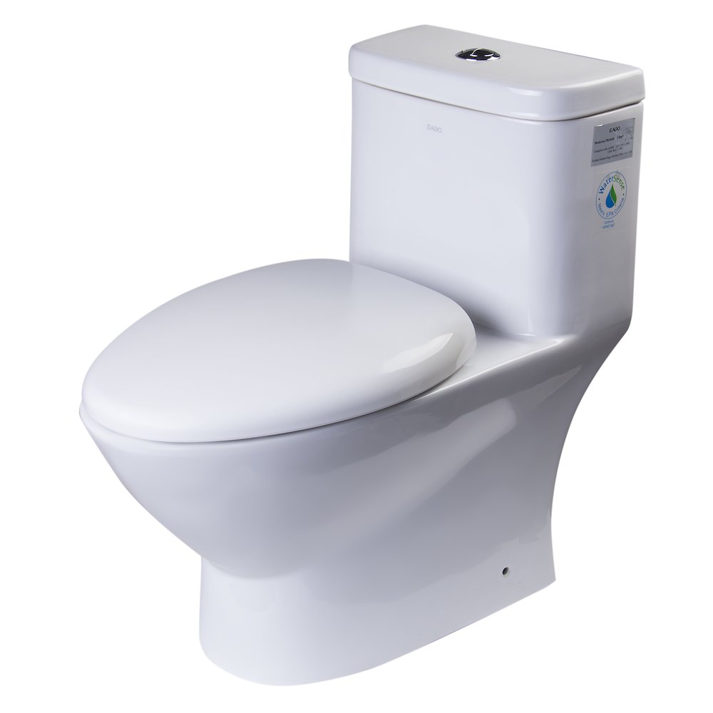 MODERN DUAL FLUSH ONE PIECE  HIGH EFFICIENCY LOW FLUSH CERAMIC TOILET. Picture 1