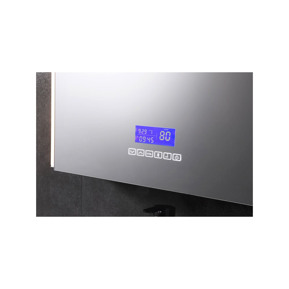 24" x 32" Single Door LED Light Bluetooth Medicine Cabinet. Picture 7