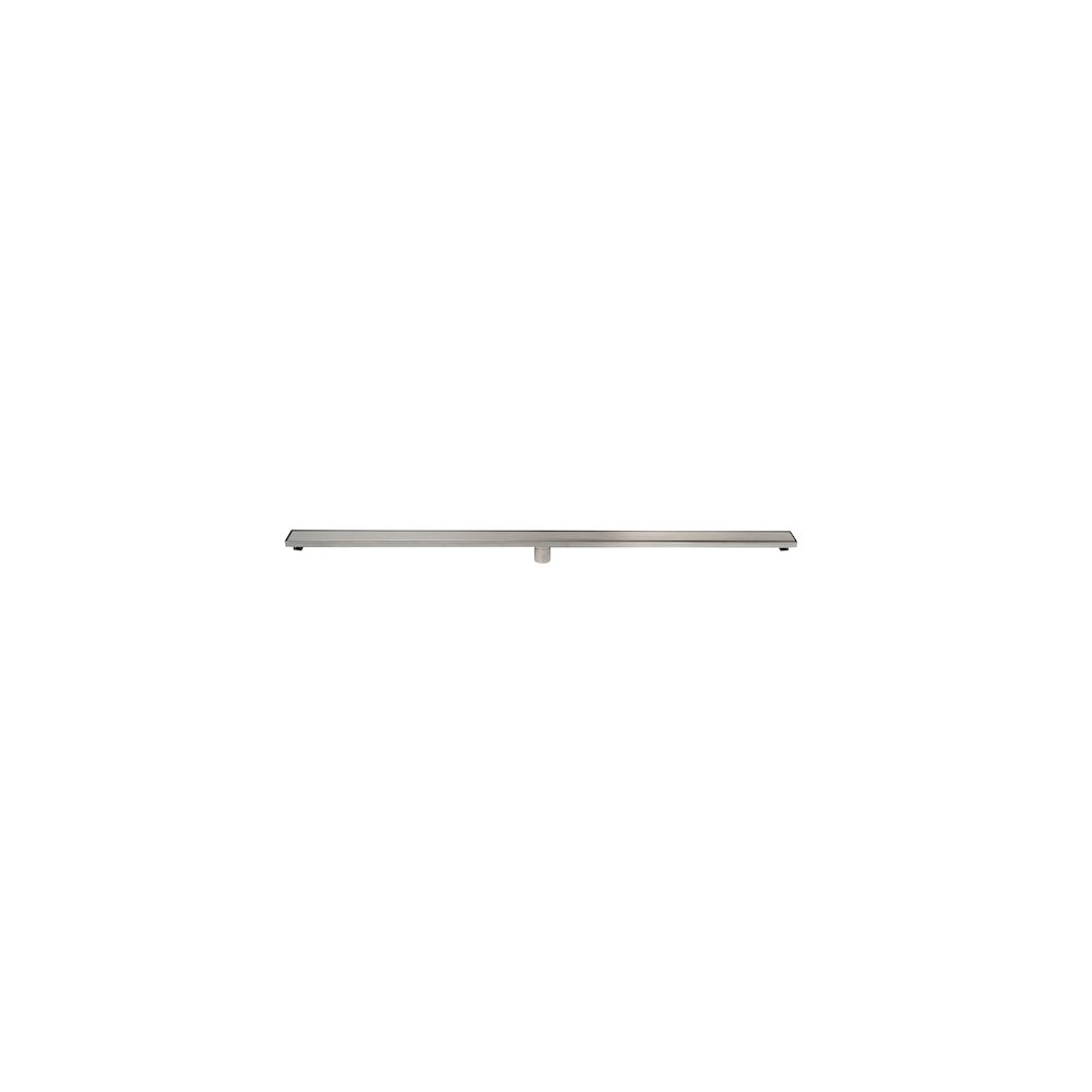 59" Brushed Stainless Steel Linear Shower Drain with Solid Cover. Picture 7