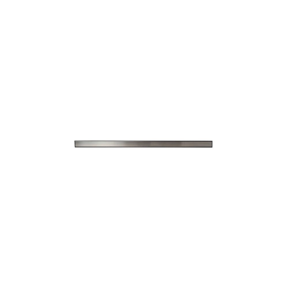 59" Brushed Stainless Steel Linear Shower Drain with Solid Cover. Picture 6