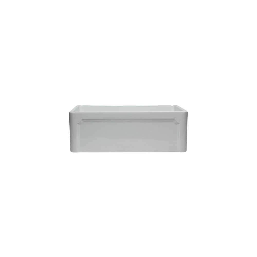 30 inch White Reversible Single Fireclay Farmhouse Kitchen Sink. Picture 2