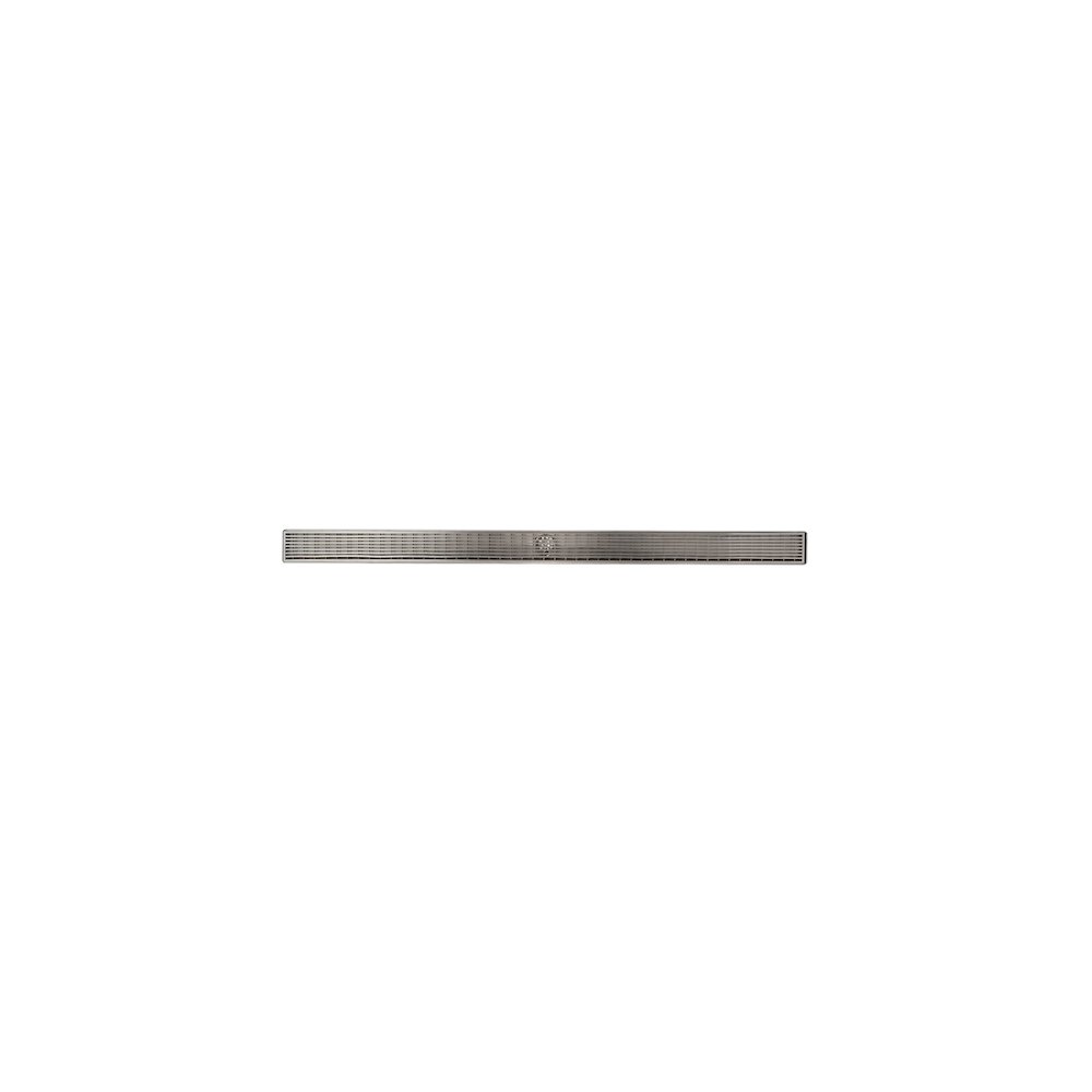 47" Stainless Steel Linear Shower Drain with Groove Lines. Picture 7
