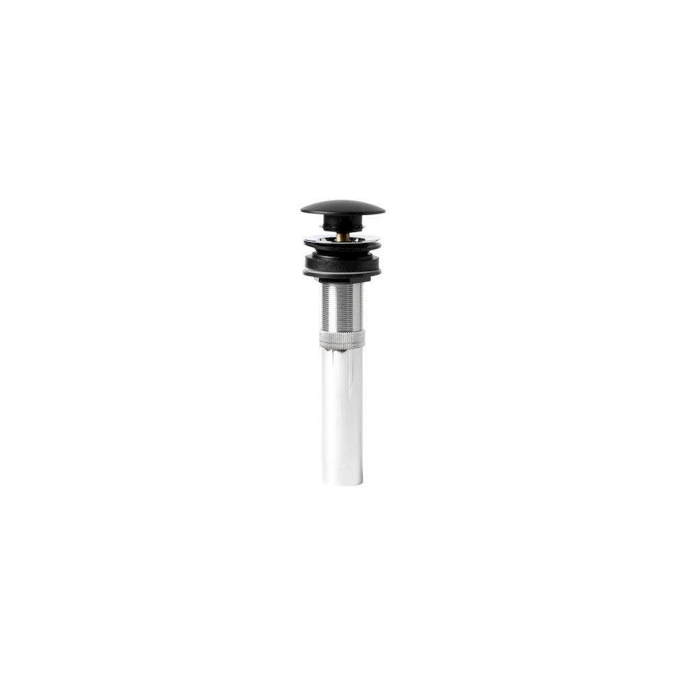 Black Matte Pop Up Drain without Overflow. Picture 6