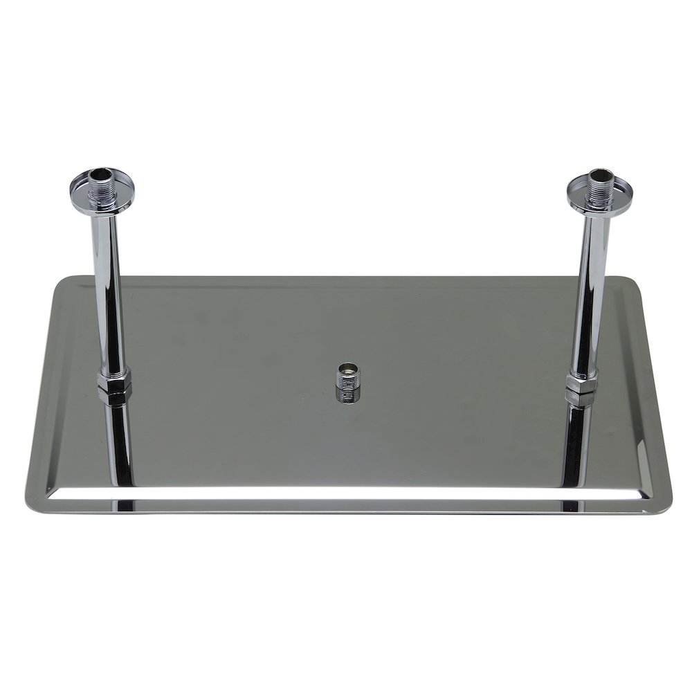 20" Rectangular Polished Solid Stainless Steel Ultra Thin Rain Shower Head. Picture 4