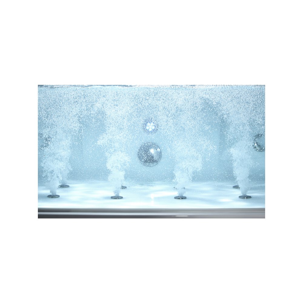 6 ft Clear Rectangular Acrylic Whirlpool Bathtub for Two. Picture 3