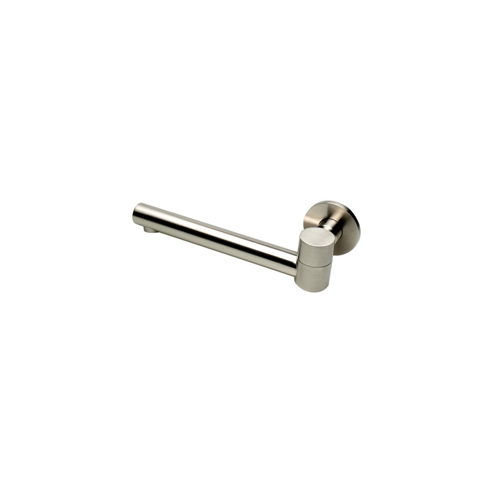 Brushed Nickel Round Foldable Tub Spout. Picture 7
