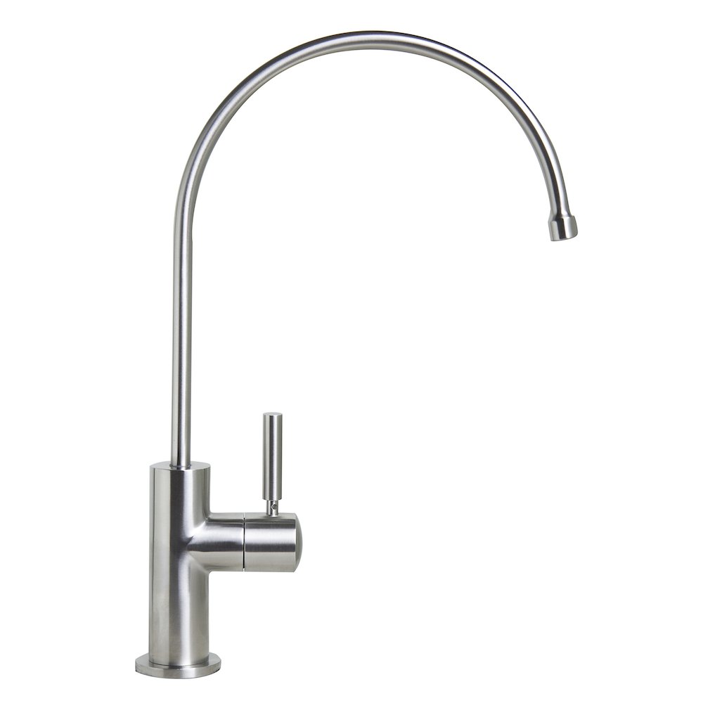 Solid Brushed Stainless Steel Drinking Water Dispenser. Picture 1