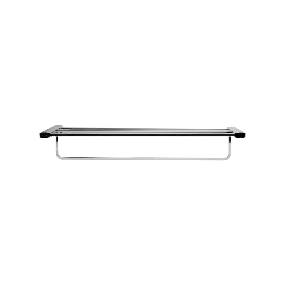 Polished Chrome 24 inch Towel Bar & Shelf Bathroom Accessory. Picture 4