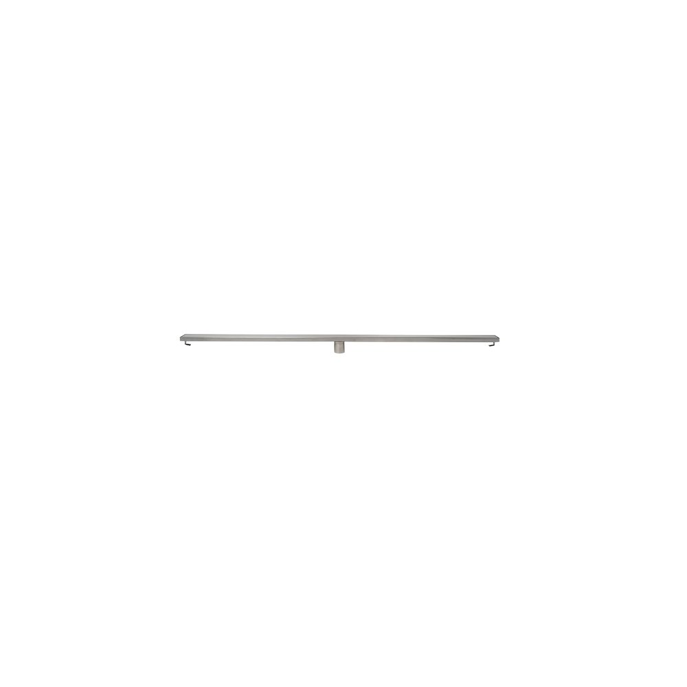 59" Brushed Stainless Steel Linear Shower Drain with Solid Cover. Picture 4