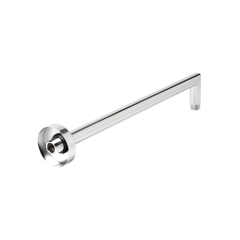 Polished Chrome 16" Round Shower Arm. Picture 2