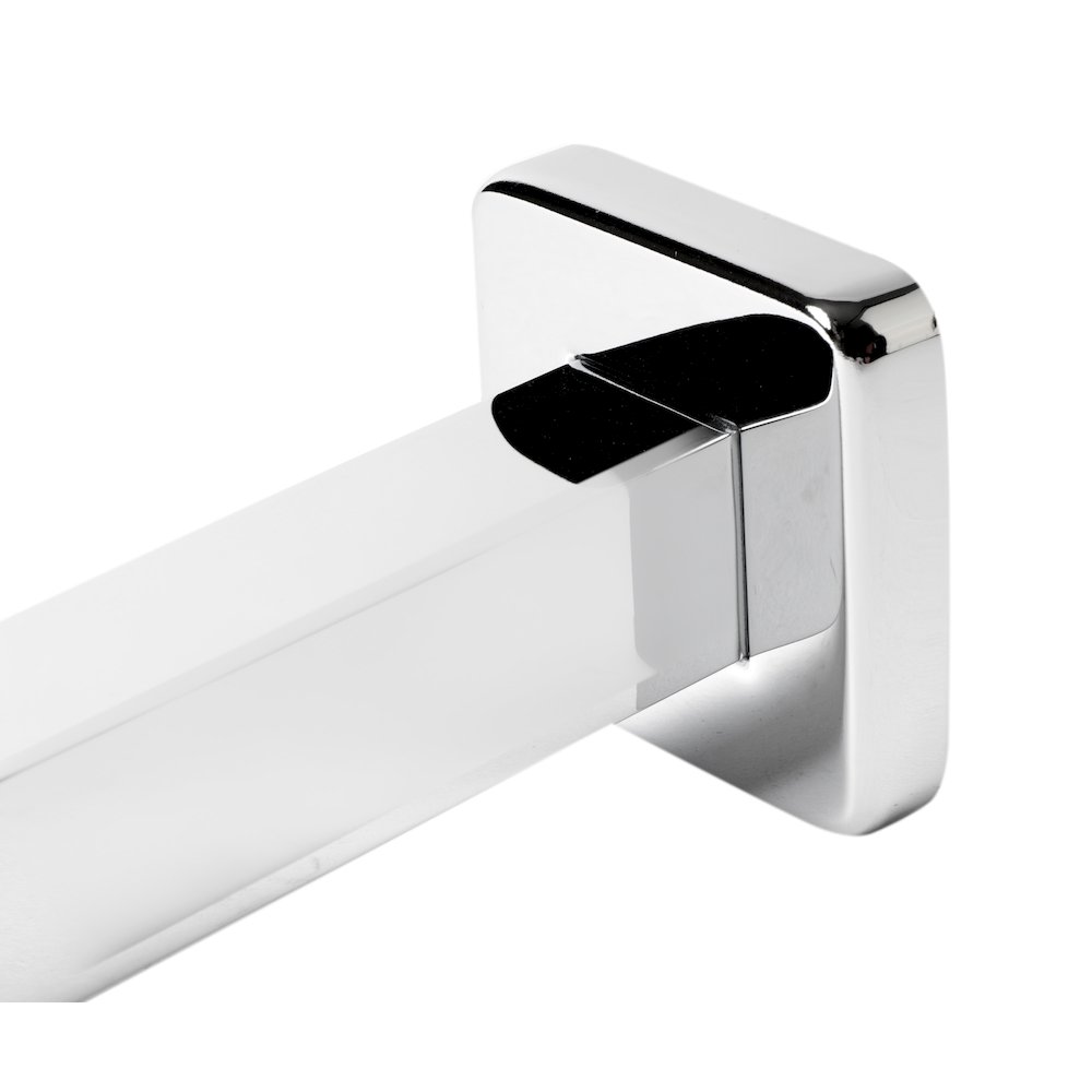 Polished Chrome 6" Square Ceiling Shower Arm. Picture 3