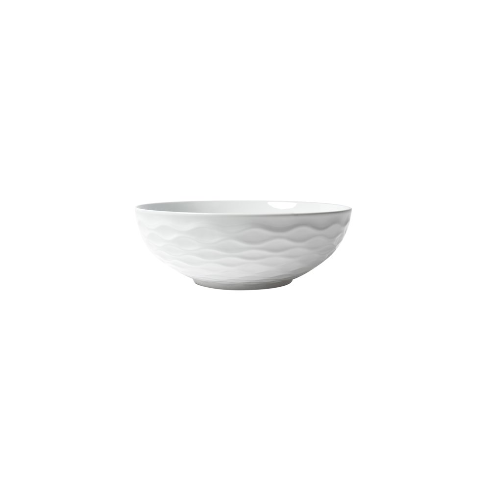 White 17" Decorative Round Vessel Above Mount Ceramic Sink. Picture 3