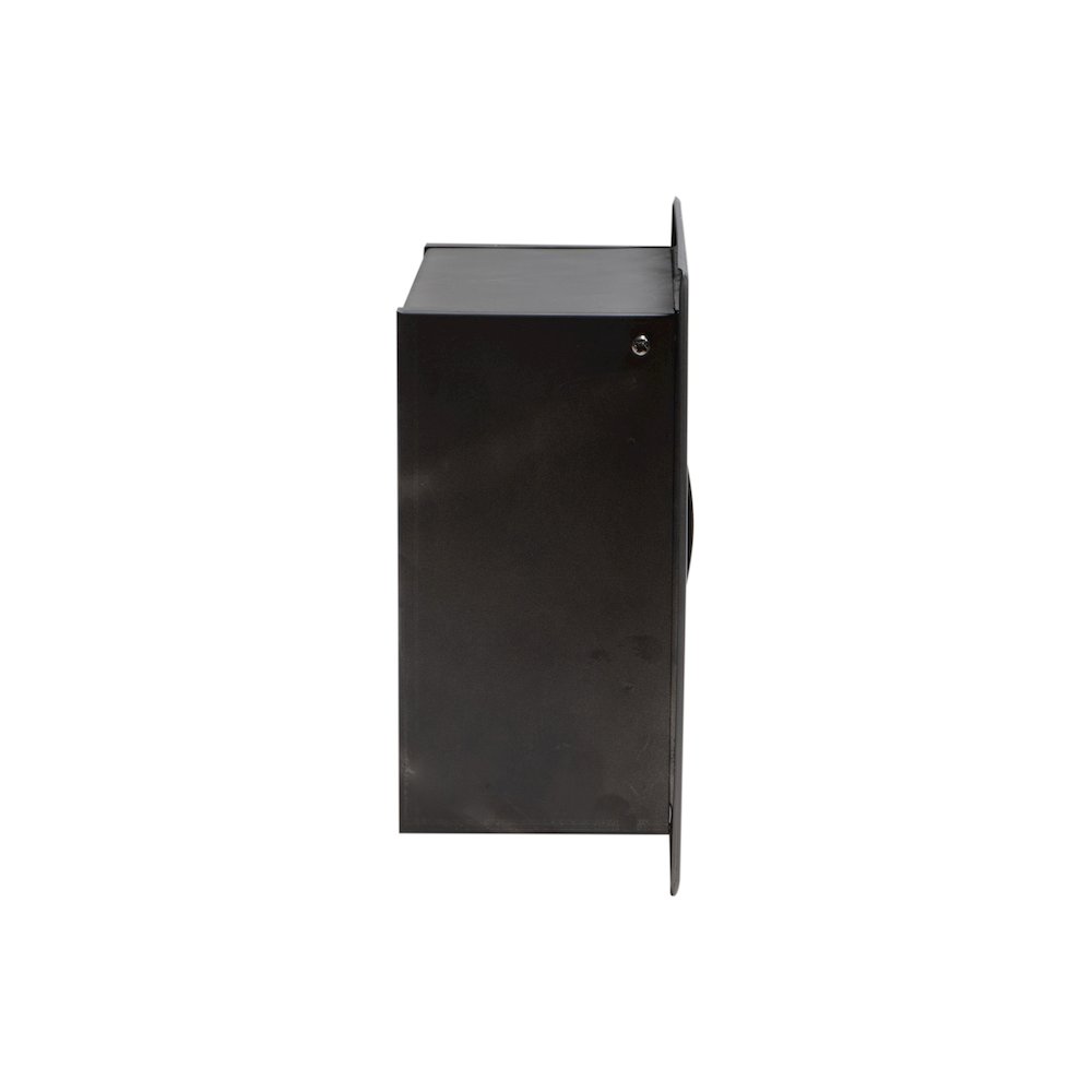 PVD Brushed Black Stainless Steel Recessed Toilet Paper Holder with Cover. Picture 4