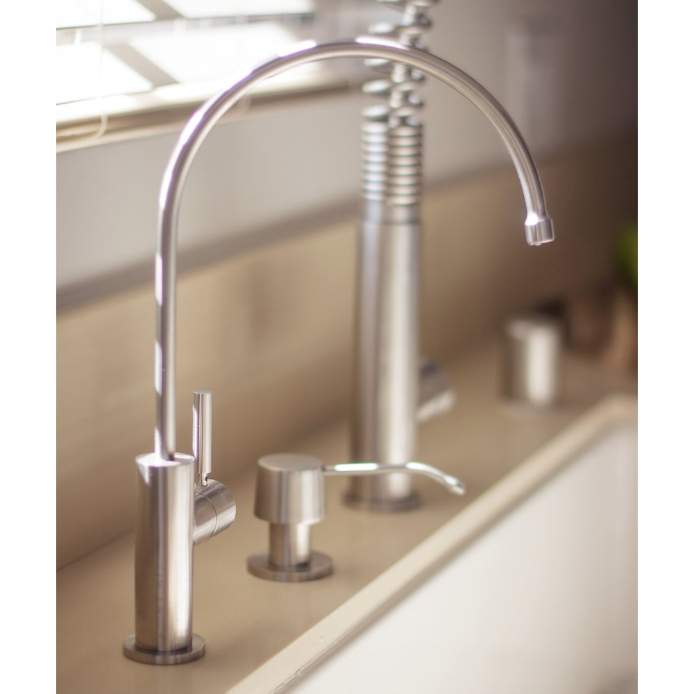 Solid Brushed Stainless Steel Drinking Water Dispenser. Picture 4