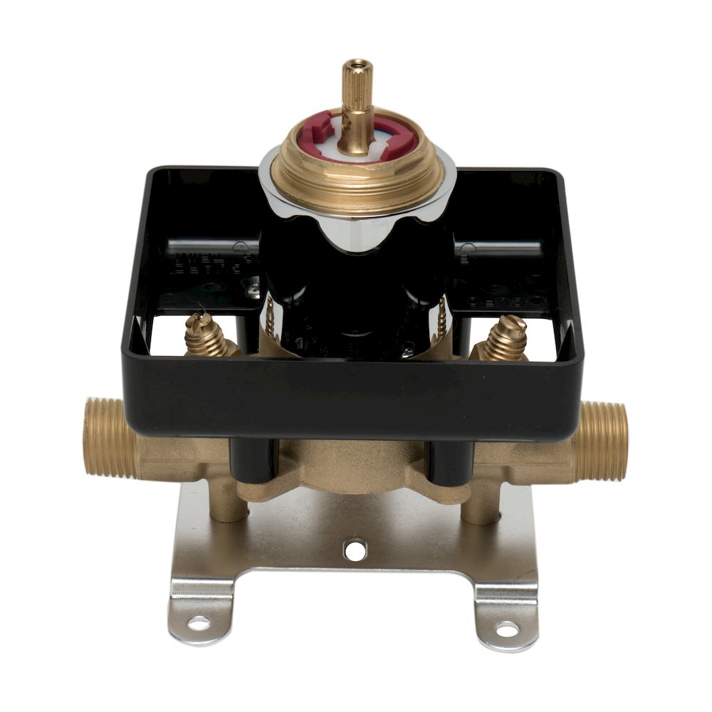 Polished Chrome Modern Square Pressure Balanced Shower Mixer. Picture 2