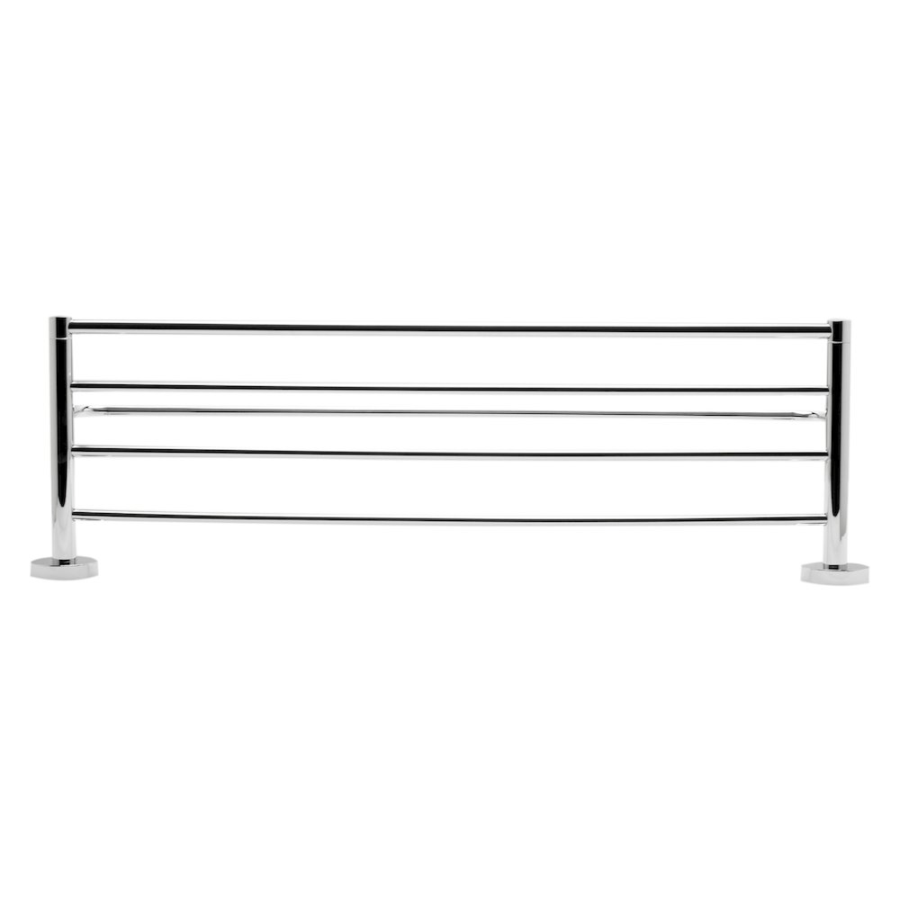 Polished Chrome 26 inch Towel Bar & Shelf Bathroom Accessory. Picture 2