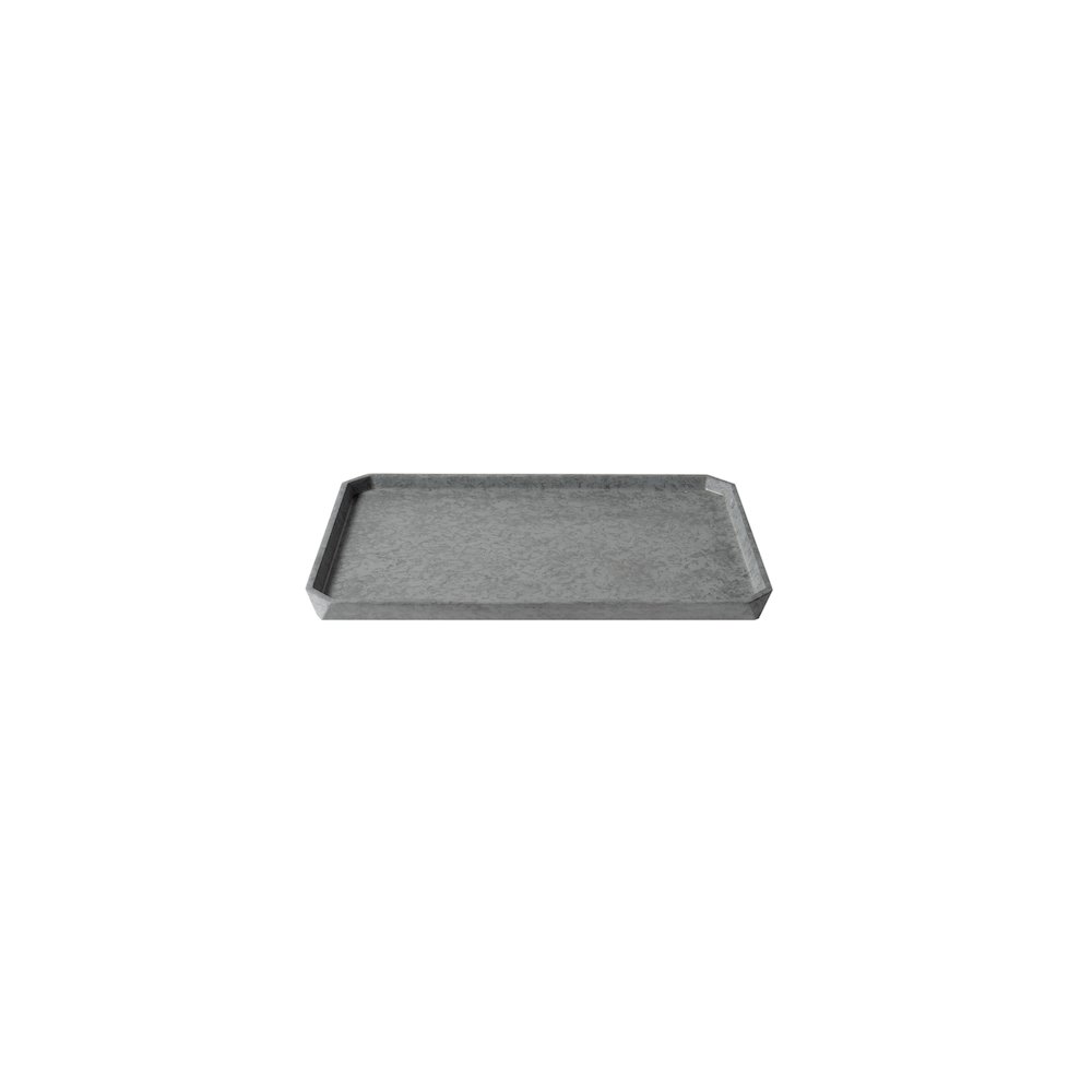 7 Piece Solid Concrete Gray Matte Bathroom Accessory Set. Picture 6