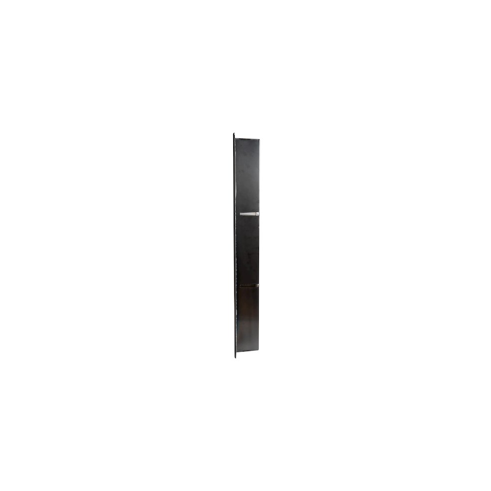 8" x 36" Brushed Black PVD Stainless Steel Vertical Triple Shelf Shower Niche. Picture 7