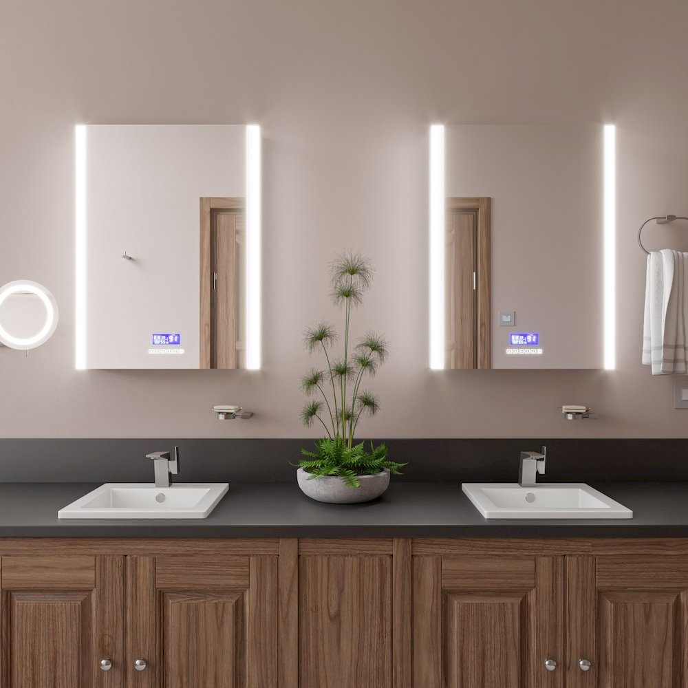 White 17" Square Drop In Ceramic Sink with Faucet Hole. Picture 5