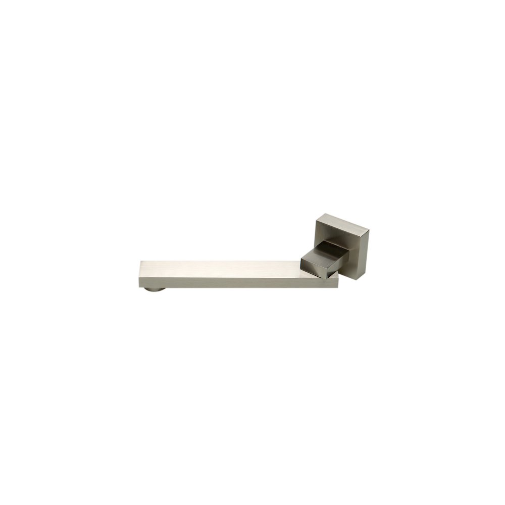 Brushed Nickel Square Foldable Tub Spout. Picture 7