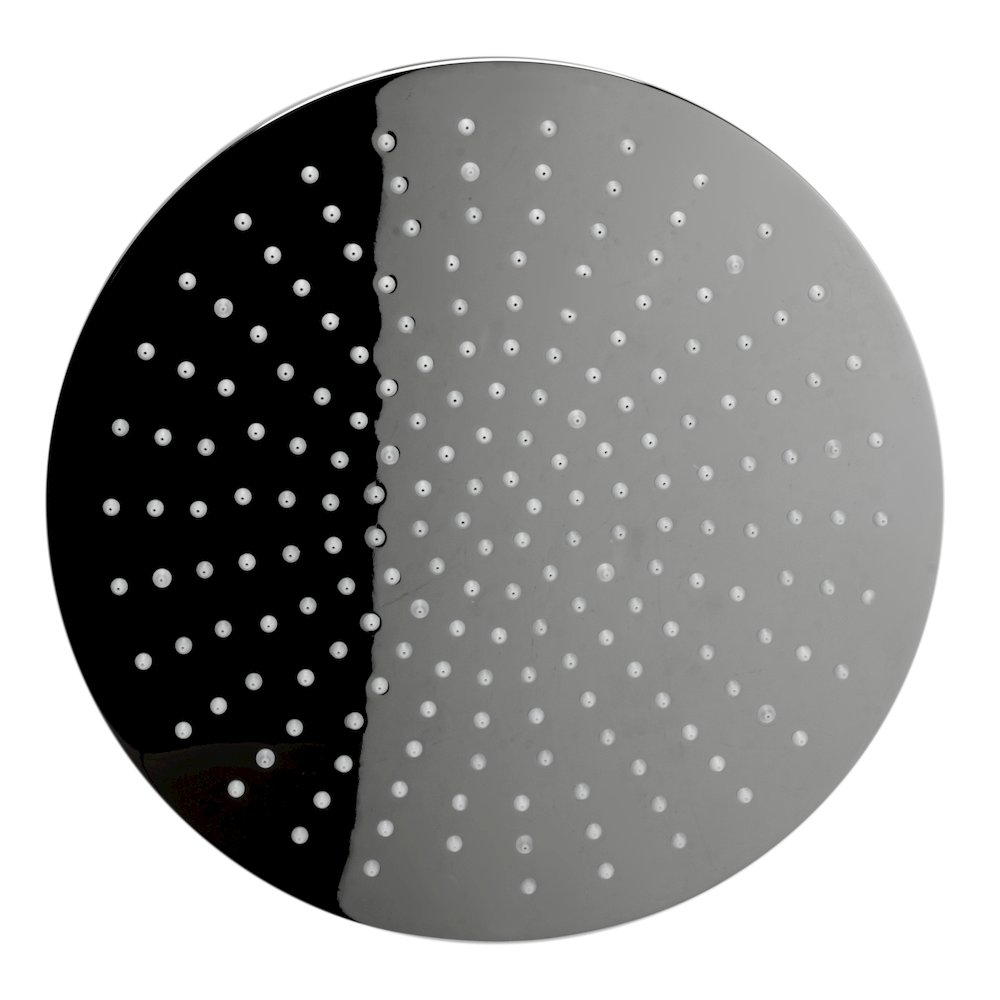 Polished Chrome 12" Round Multi Color LED Rain Shower Head. Picture 5