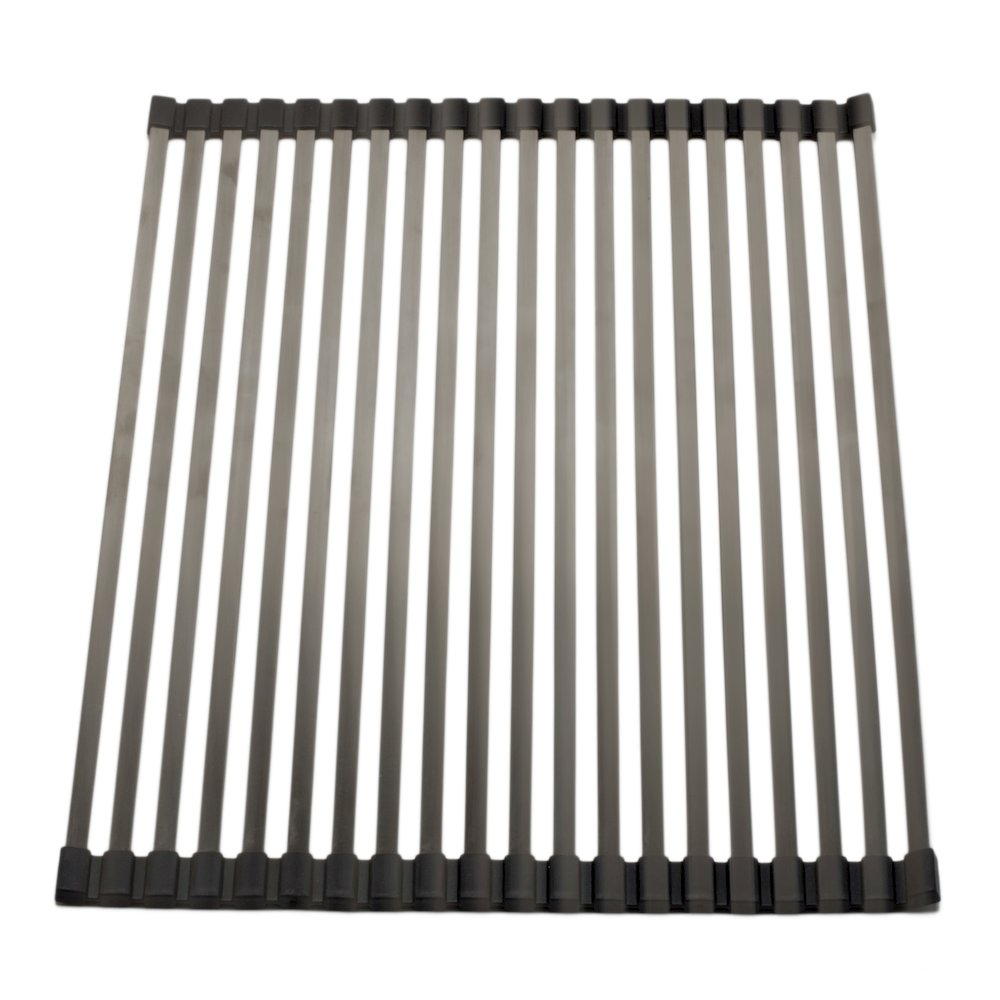 18" x 13" Modern Stainless Steel Drain Mat for Kitchen. Picture 3