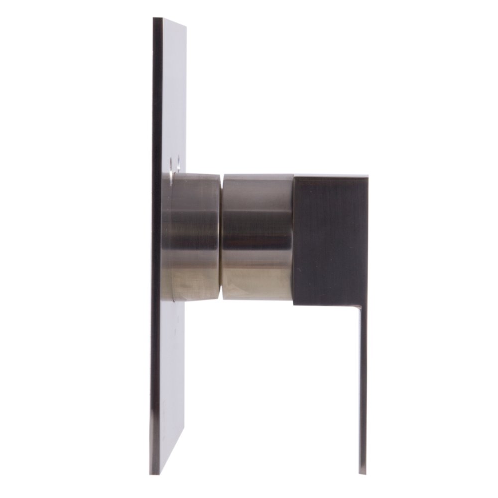 Brushed Nickel Modern Square Pressure Balanced Shower Mixer. Picture 7