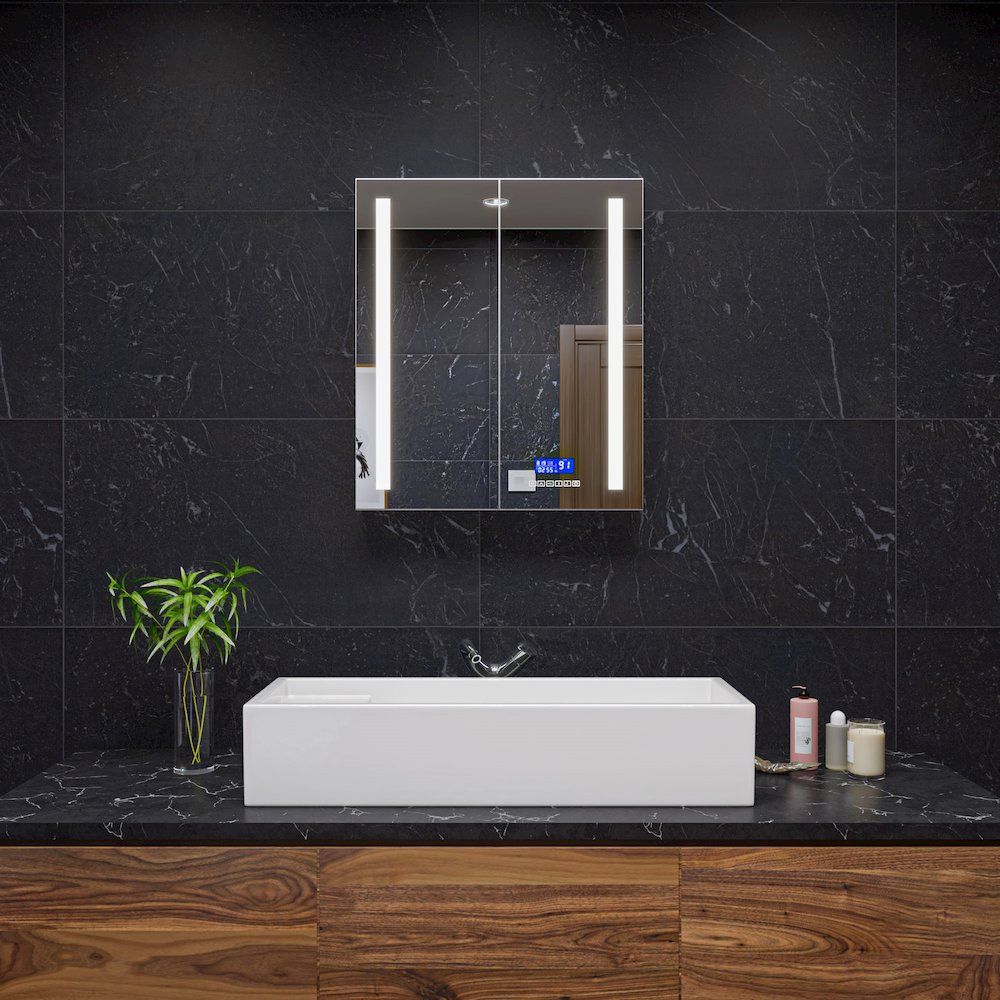 39" White Above Mount Fireclay Bathroom Trough Sink. Picture 4