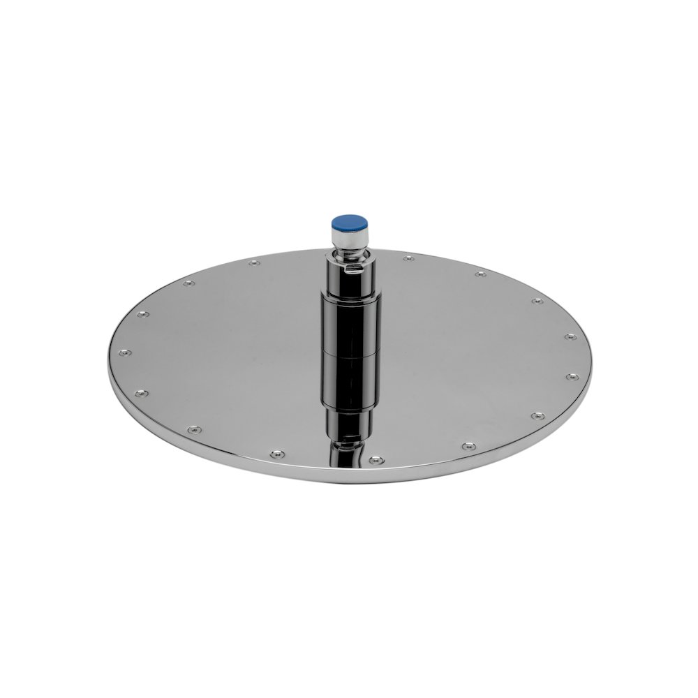 Polished Chrome 12" Round Multi Color LED Rain Shower Head. Picture 6