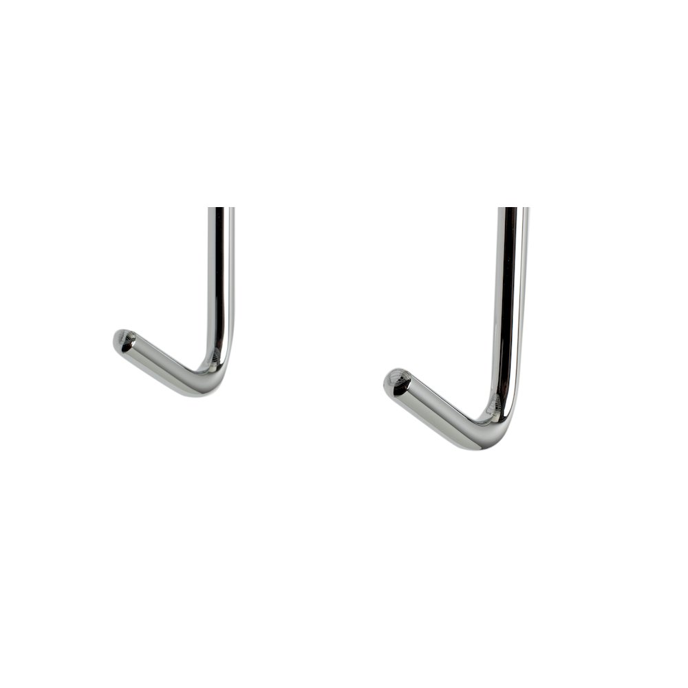 Polished Chrome Corner Mounted Double Basket Shower Shelf Bathroom Accessory. Picture 4