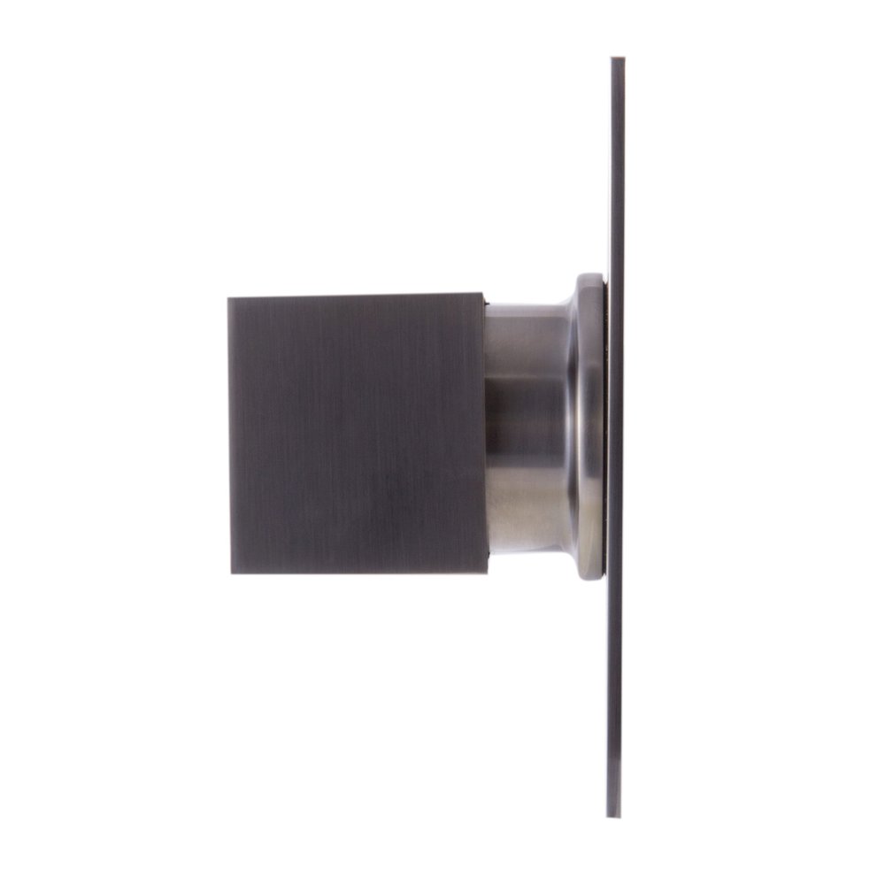 Brushed Nickel Modern Square 3 Way Shower Diverter. Picture 4
